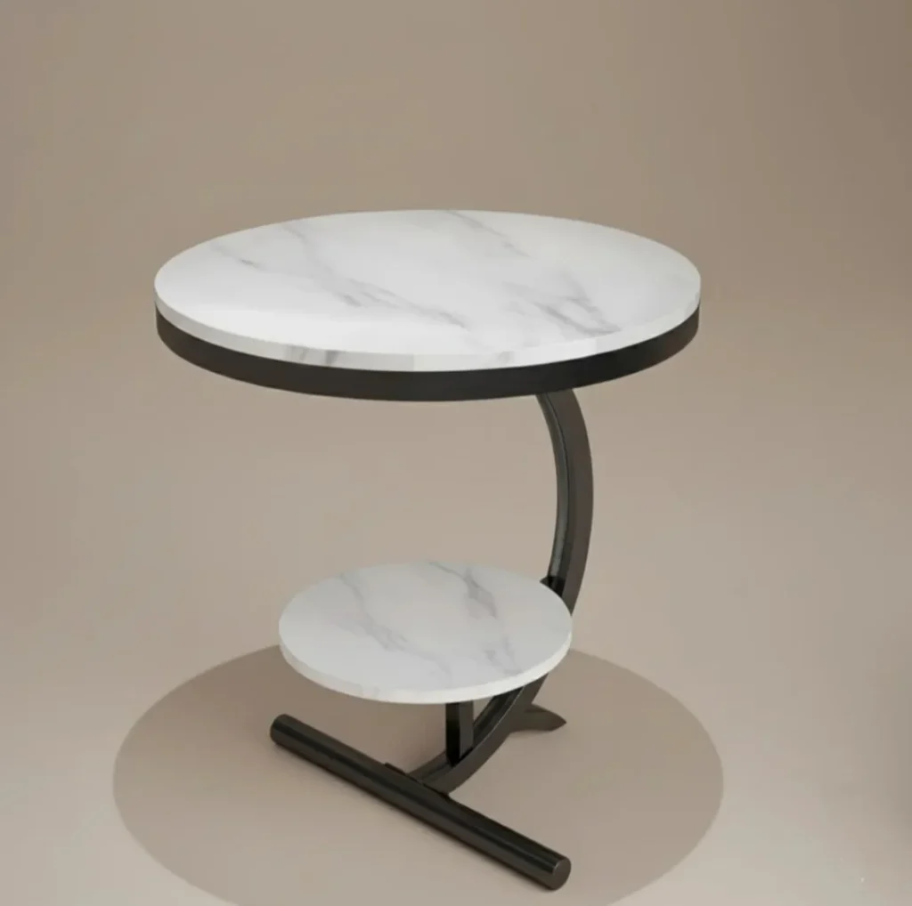 Hand-Carved Mango Wood Side Table